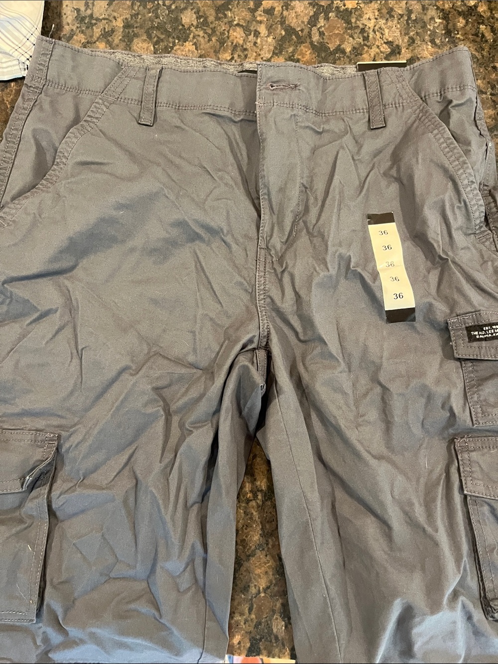 Men's Cargo Shorts in Gray - Casual Utility Style
